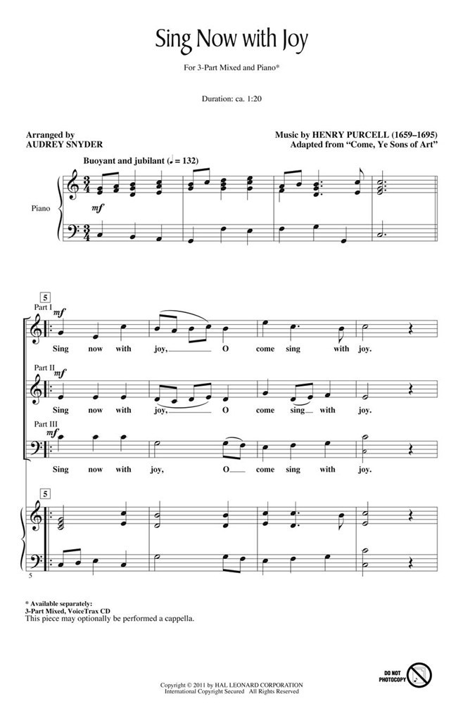 Sing Now with Joy